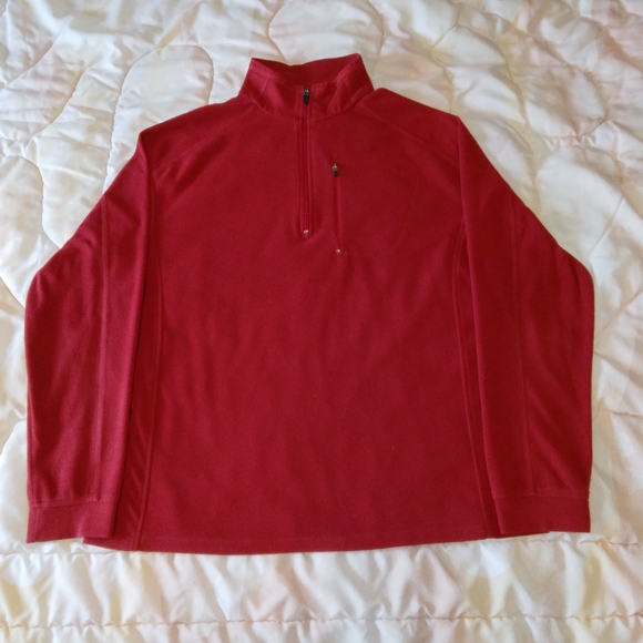 2 for $25 L.L. Bean Mens Fleece Pullover, Large - Picture 2 of 5